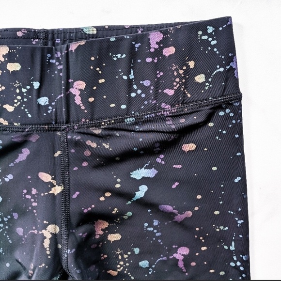 TEREZ Foil Print Multicolored Leggings Size XS. - Picture 3 of 6